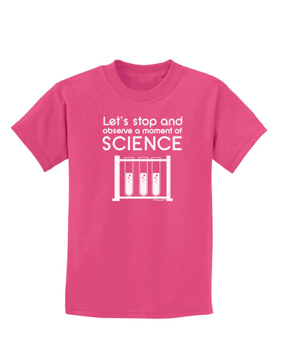 Moment of Science Childrens Dark T-Shirt by TooLoud-Childrens T-Shirt-TooLoud-Sangria-X-Small-Davson Sales