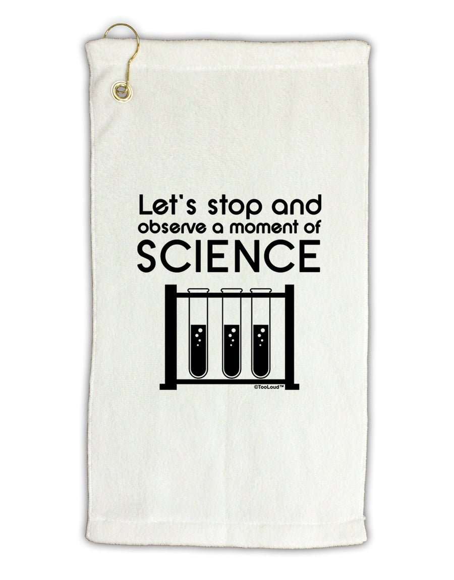 Moment of Science Micro Terry Gromet Golf Towel 16 x 25 inch by TooLoud-Golf Towel-TooLoud-White-Davson Sales