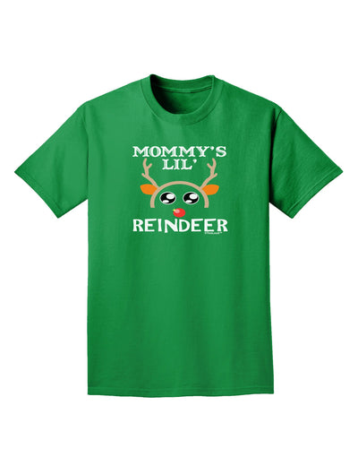 Mommy's Lil Reindeer Boy Adult Dark T-Shirt-Mens T-Shirt-TooLoud-Kelly-Green-Small-Davson Sales
