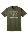 Mommy's Lil Reindeer Boy Adult Dark T-Shirt-Mens T-Shirt-TooLoud-Military-Green-Small-Davson Sales