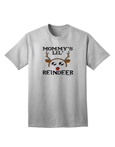 Mommy's Lil Reindeer Boy Adult T-Shirt-Mens T-Shirt-TooLoud-AshGray-Small-Davson Sales