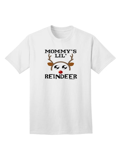 Mommy's Lil Reindeer Boy Adult T-Shirt-Mens T-Shirt-TooLoud-White-Small-Davson Sales