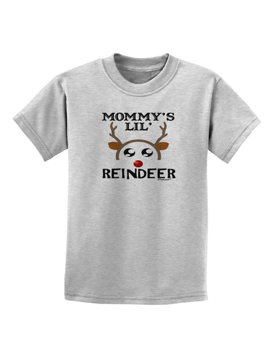 Mommy's Lil Reindeer Boy Childrens T-Shirt-Childrens T-Shirt-TooLoud-AshGray-X-Small-Davson Sales