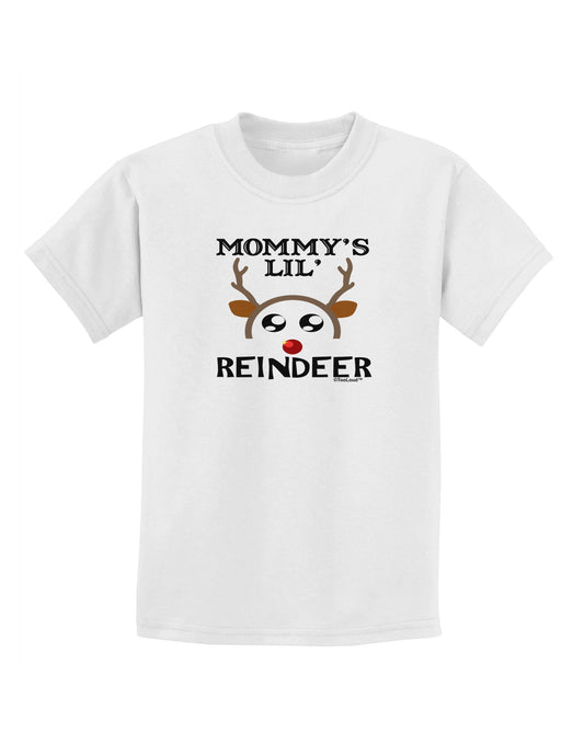 Mommy's Lil Reindeer Boy Childrens T-Shirt-Childrens T-Shirt-TooLoud-White-X-Small-Davson Sales
