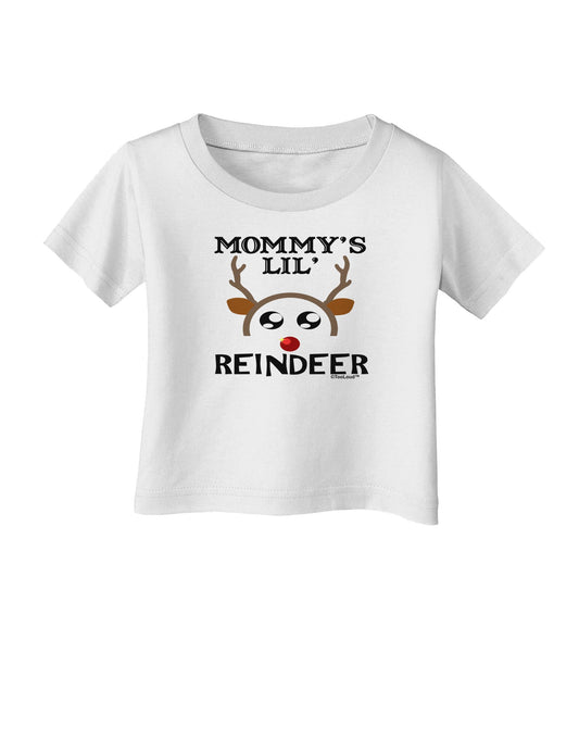 Mommy's Lil Reindeer Boy Infant T-Shirt-Infant T-Shirt-TooLoud-White-06-Months-Davson Sales