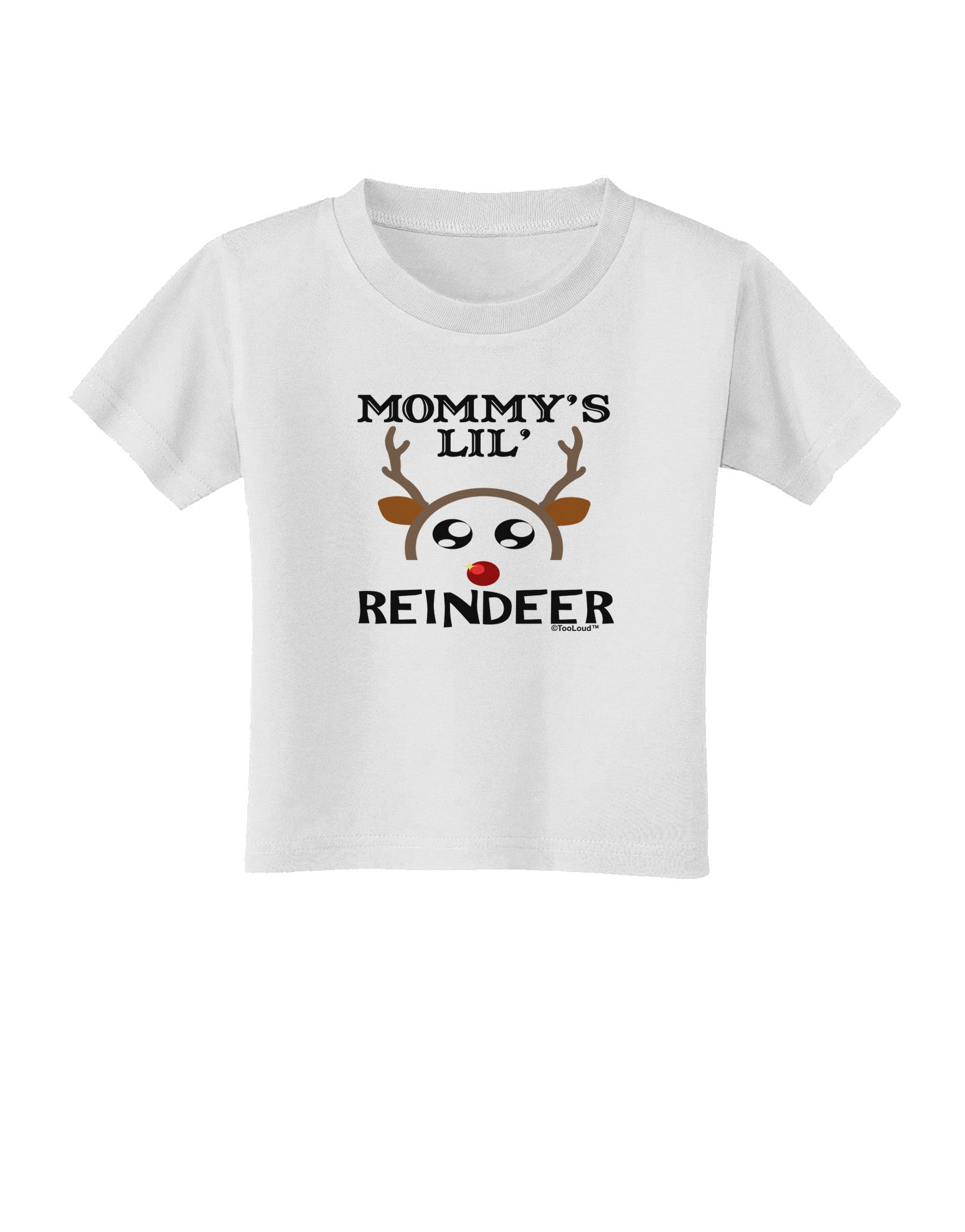 Mommy's Lil Reindeer Boy Toddler T-Shirt-Toddler T-Shirt-TooLoud-White-2T-Davson Sales