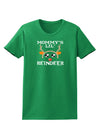 Mommy's Lil Reindeer Boy Womens Dark T-Shirt-TooLoud-Kelly-Green-X-Small-Davson Sales