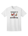 Mommy's Lil Reindeer Girl Adult T-Shirt-Mens T-Shirt-TooLoud-White-Small-Davson Sales