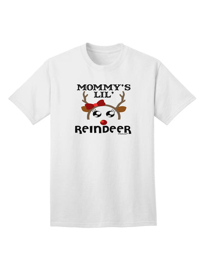 Mommy's Lil Reindeer Girl Adult T-Shirt-Mens T-Shirt-TooLoud-White-Small-Davson Sales