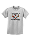 Mommy's Lil Reindeer Girl Childrens T-Shirt-Childrens T-Shirt-TooLoud-AshGray-X-Small-Davson Sales