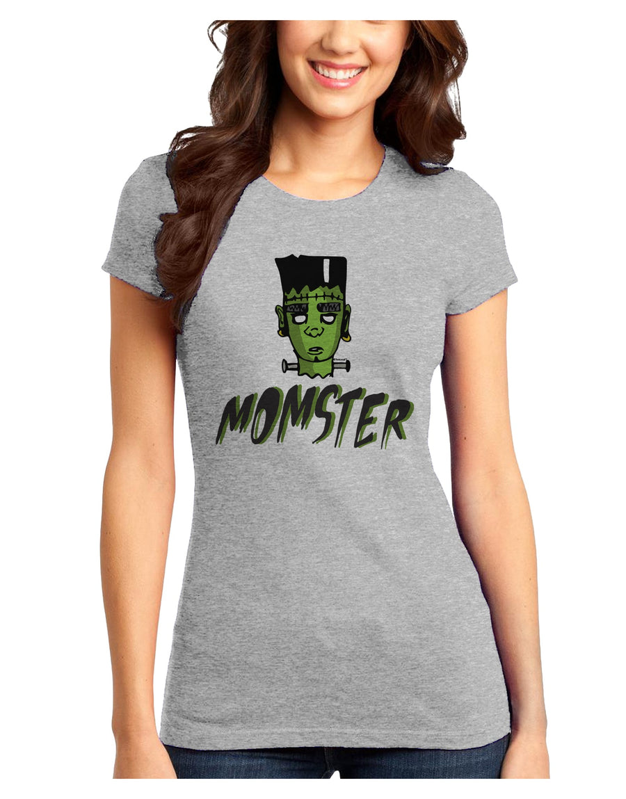 Momster Frankenstein Juniors Petite T-Shirt-Womens T-Shirt-TooLoud-White-Juniors Fitted X-Small-Davson Sales