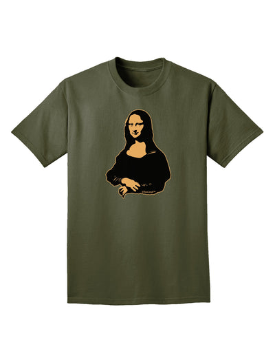 Mona Cutout Adult Dark T-Shirt-Mens T-Shirt-TooLoud-Military-Green-Small-Davson Sales