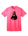 Mona Cutout Adult T-Shirt: A Stylish and Contemporary Addition to Your Wardrobe-Mens T-shirts-TooLoud-Neon-Pink-Small-Davson Sales