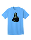 Mona Cutout Adult T-Shirt: A Stylish and Contemporary Addition to Your Wardrobe-Mens T-shirts-TooLoud-Aquatic-Blue-Small-Davson Sales