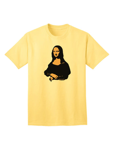 Mona Cutout Adult T-Shirt: A Stylish and Contemporary Addition to Your Wardrobe-Mens T-shirts-TooLoud-Yellow-Small-Davson Sales