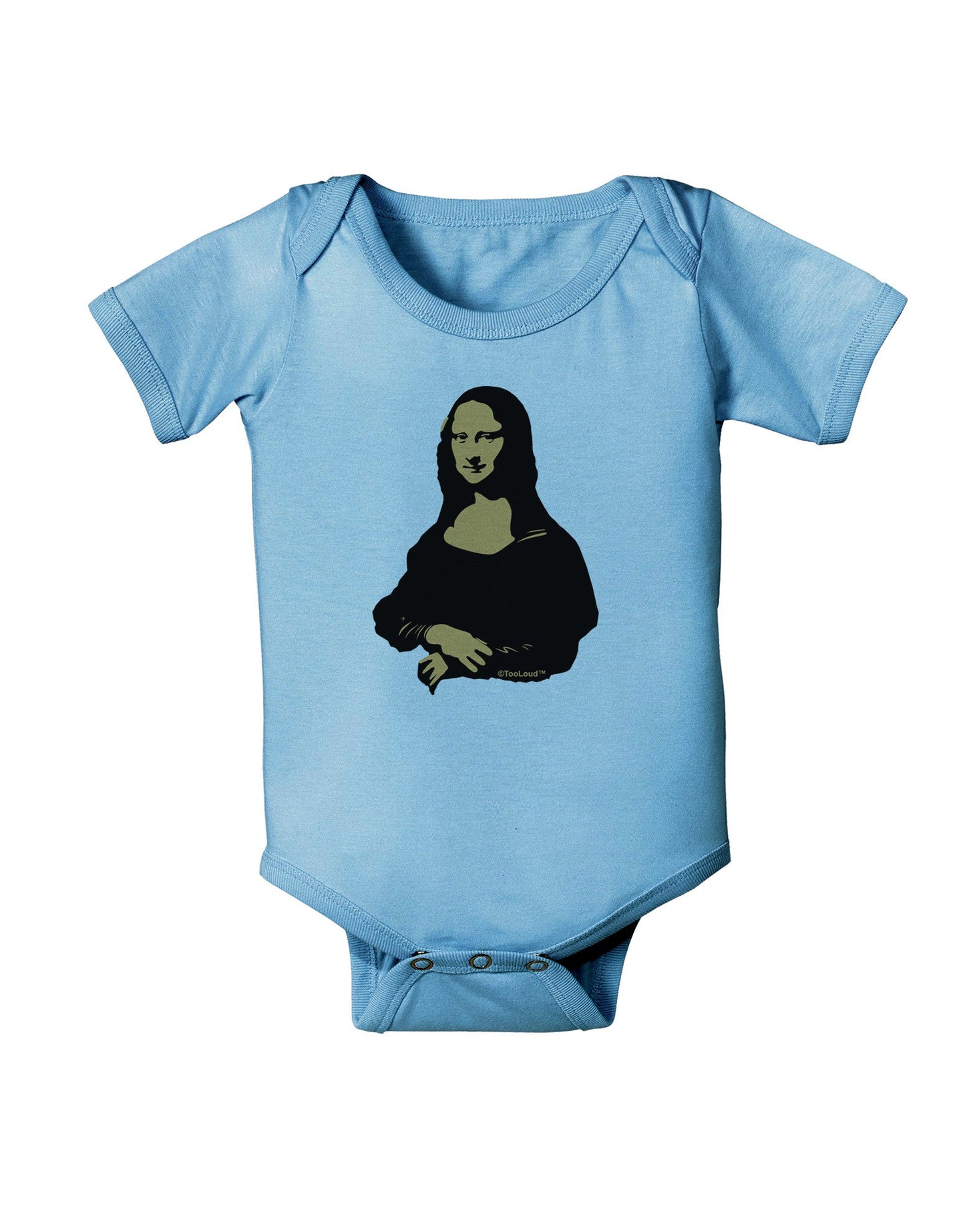 Mona Cutout Baby Romper Bodysuit-Baby Romper-TooLoud-LightBlue-06-Months-Davson Sales