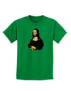 Mona Cutout Childrens Dark T-Shirt-Childrens T-Shirt-TooLoud-Kelly-Green-X-Small-Davson Sales