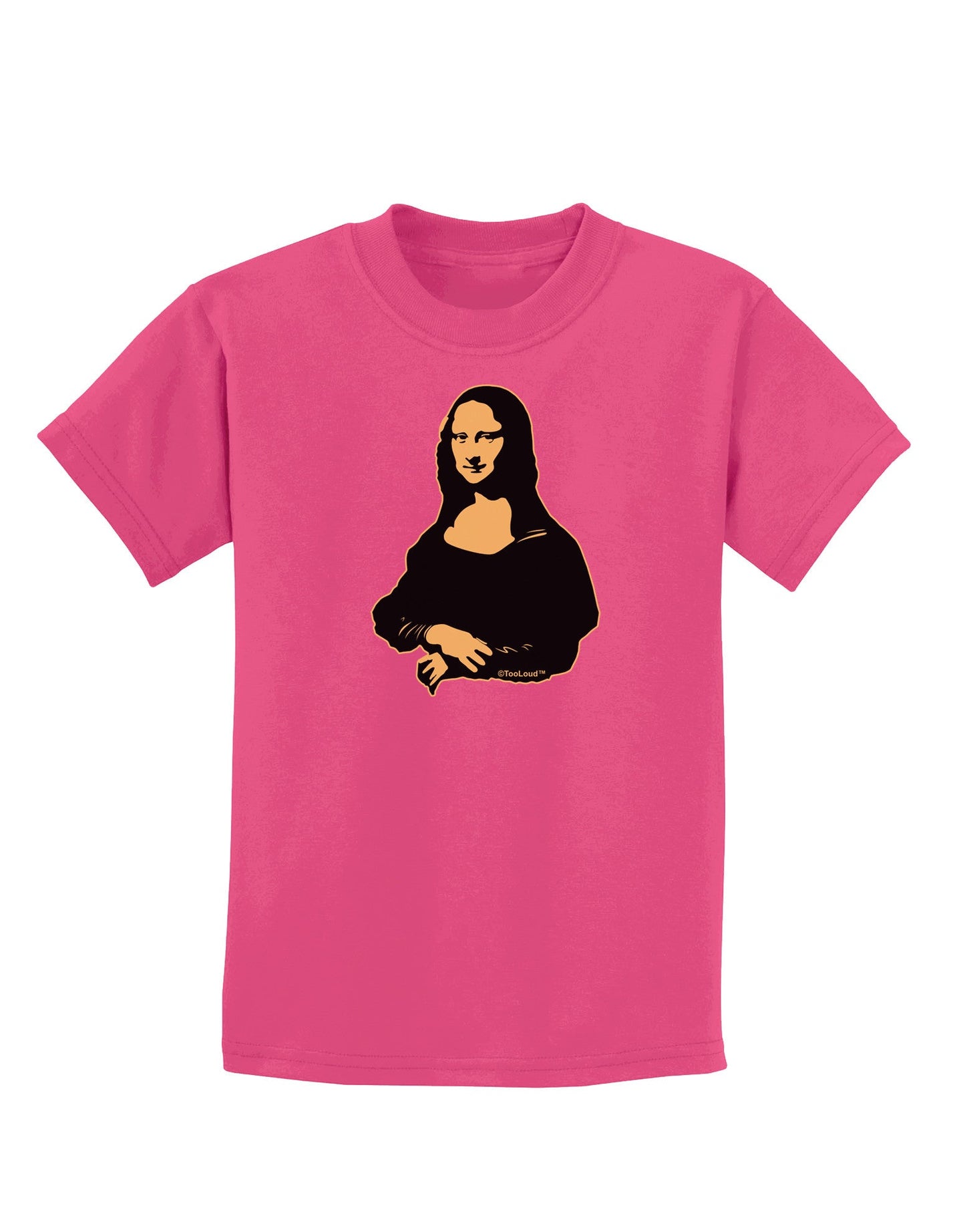 Mona Cutout Childrens Dark T-Shirt-Childrens T-Shirt-TooLoud-Sangria-X-Small-Davson Sales
