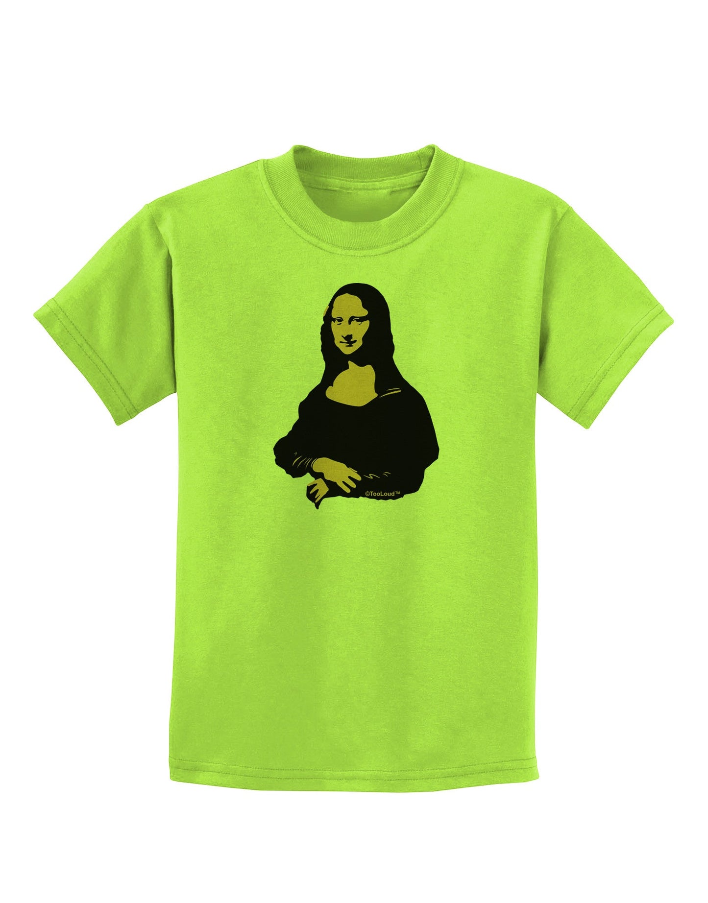 Mona Cutout Childrens T-Shirt-Childrens T-Shirt-TooLoud-Lime-Green-X-Small-Davson Sales
