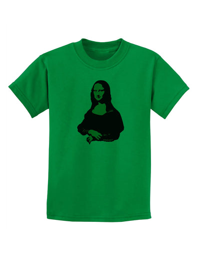 Mona Cutout Childrens T-Shirt-Childrens T-Shirt-TooLoud-Kelly-Green-X-Small-Davson Sales