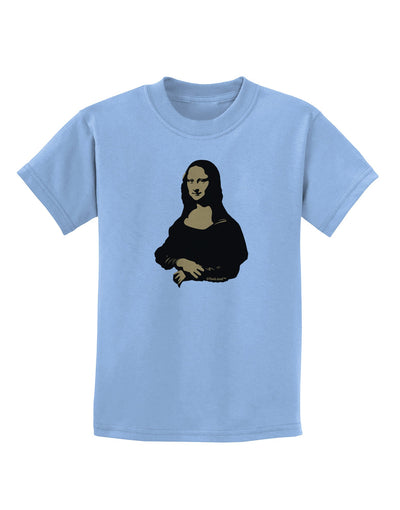 Mona Cutout Childrens T-Shirt-Childrens T-Shirt-TooLoud-Light-Blue-X-Small-Davson Sales