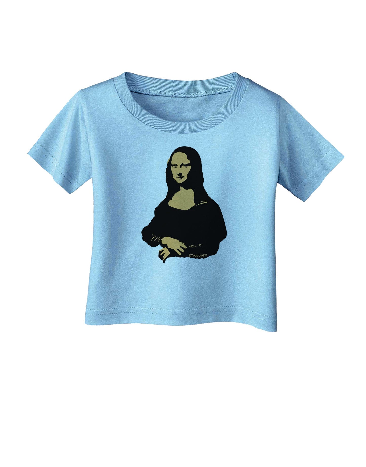 Mona Cutout Infant T-Shirt-Infant T-Shirt-TooLoud-Aquatic-Blue-06-Months-Davson Sales