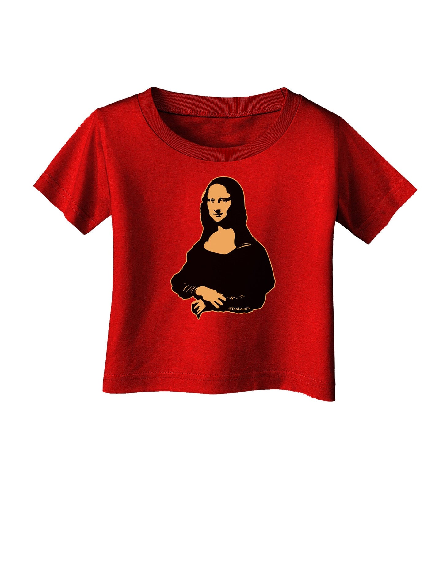 Mona Cutout Infant T-Shirt Dark-Infant T-Shirt-TooLoud-Red-06-Months-Davson Sales