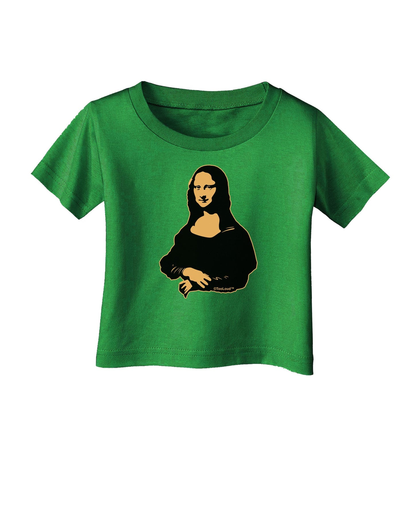 Mona Cutout Infant T-Shirt Dark-Infant T-Shirt-TooLoud-Clover-Green-06-Months-Davson Sales