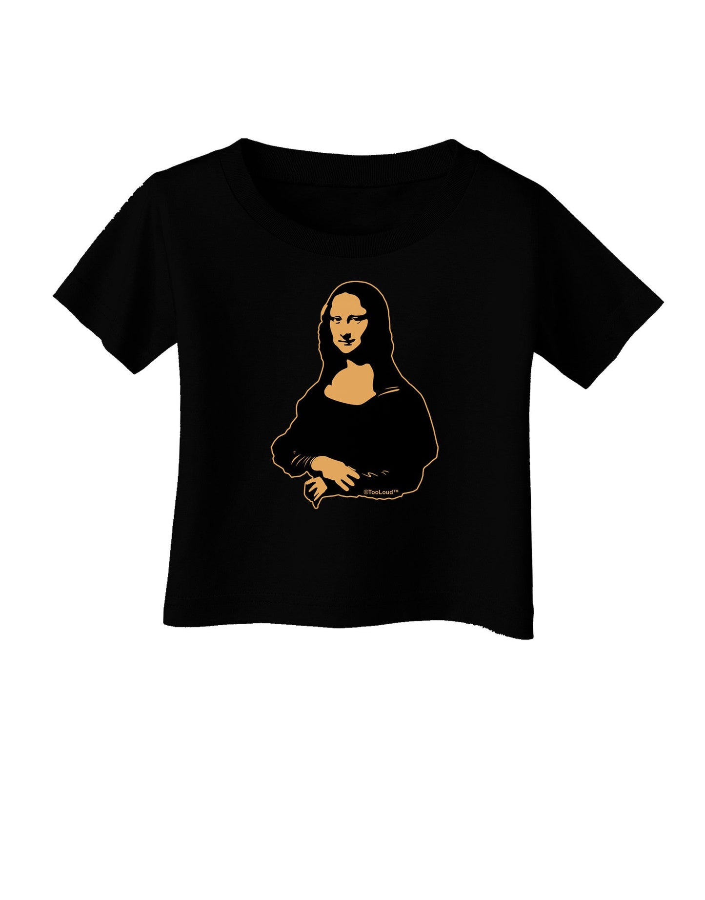 Mona Cutout Infant T-Shirt Dark-Infant T-Shirt-TooLoud-Black-06-Months-Davson Sales