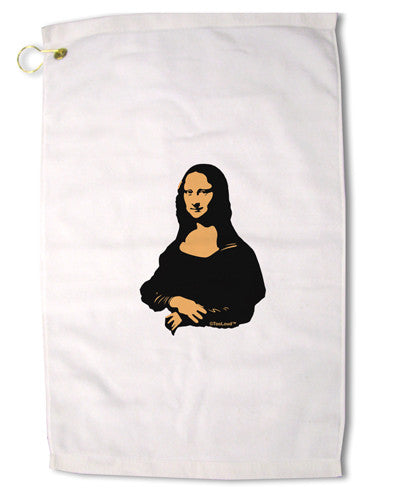 Mona Cutout Premium Cotton Golf Towel - 16 x 25 inch-Golf Towel-TooLoud-16x25"-Davson Sales