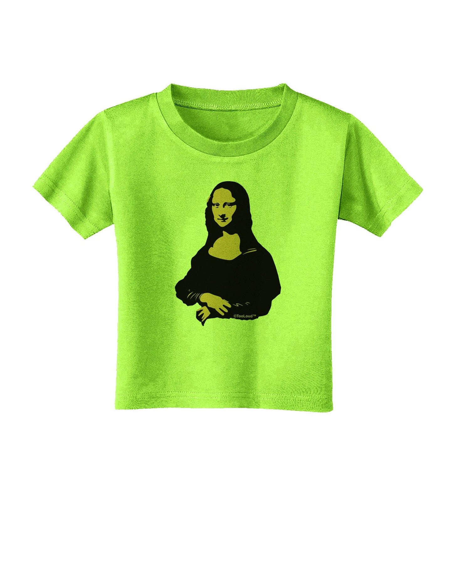Mona Cutout Toddler T-Shirt-Toddler T-Shirt-TooLoud-Lime-Green-2T-Davson Sales