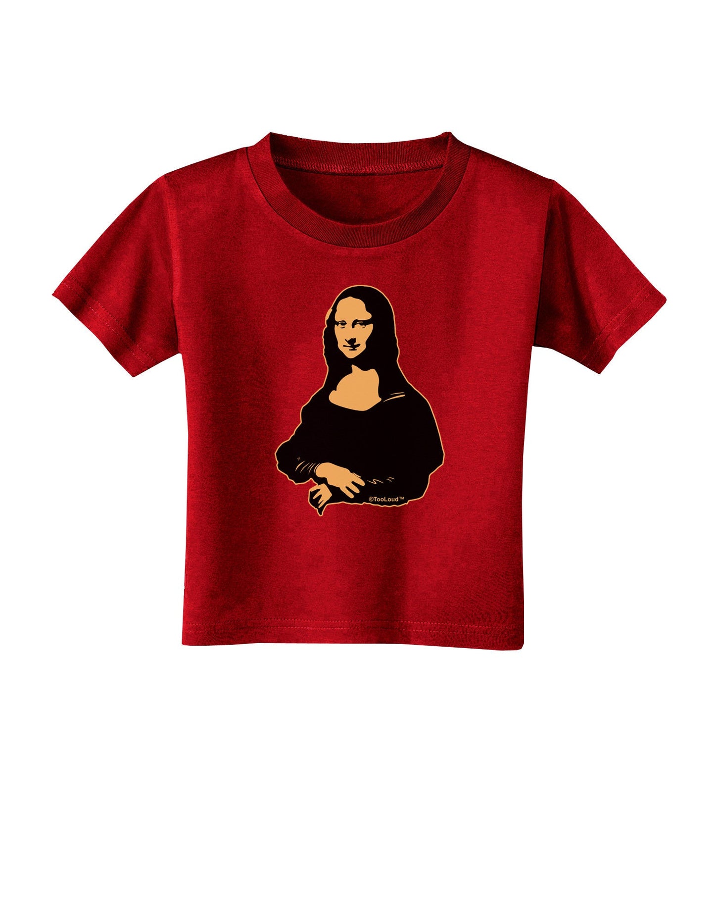 Mona Cutout Toddler T-Shirt Dark-Toddler T-Shirt-TooLoud-Red-2T-Davson Sales