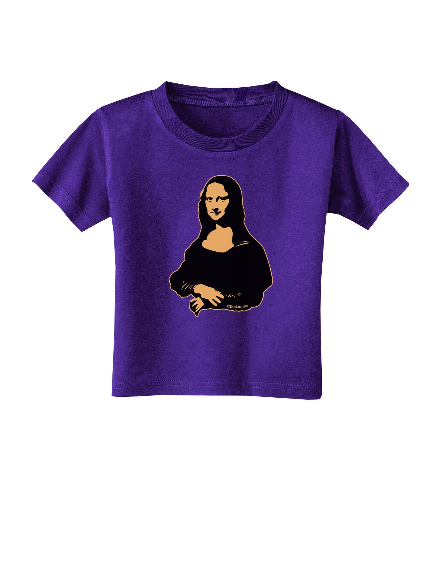 Mona Cutout Toddler T-Shirt Dark-Toddler T-Shirt-TooLoud-Purple-2T-Davson Sales