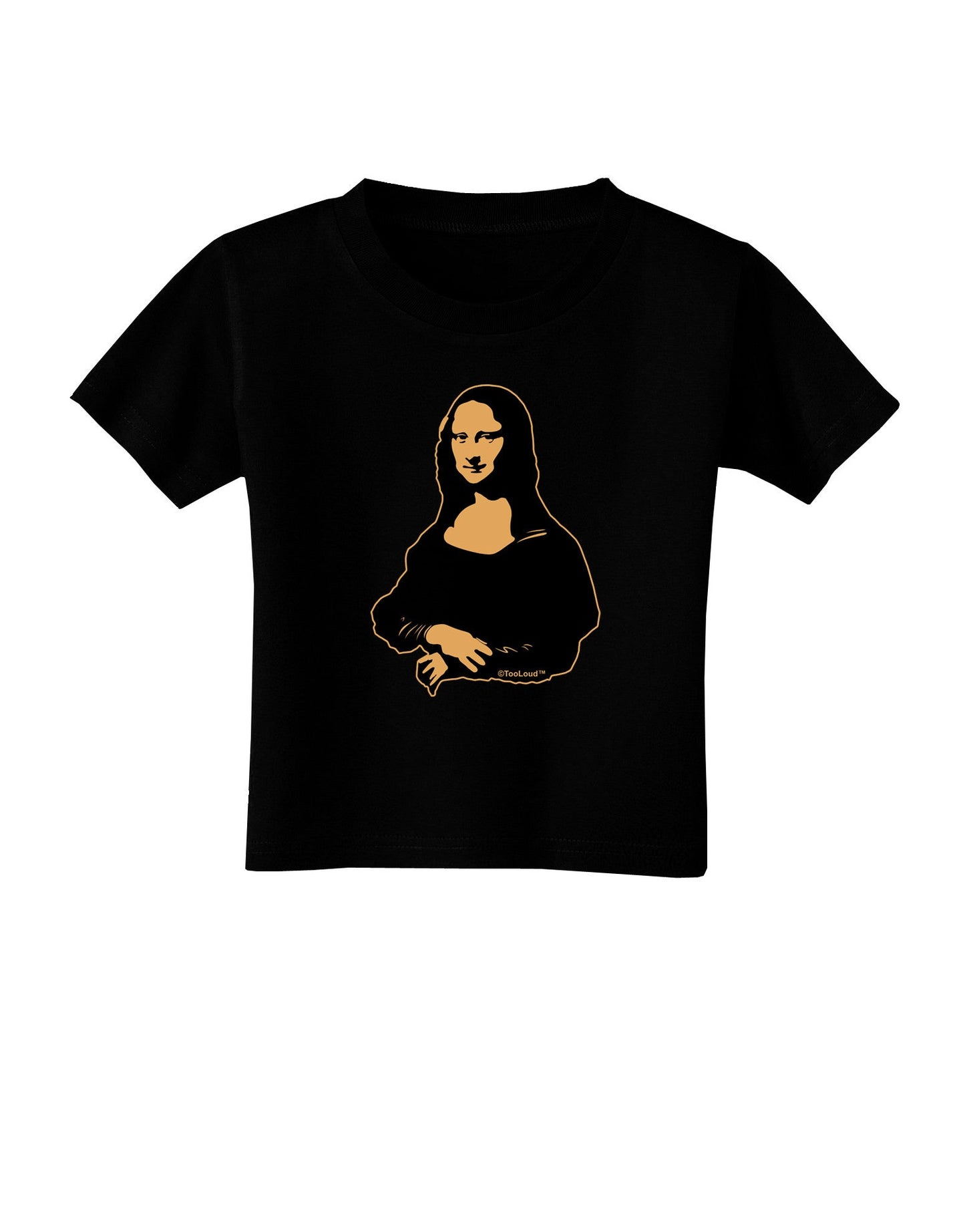 Mona Cutout Toddler T-Shirt Dark-Toddler T-Shirt-TooLoud-Black-2T-Davson Sales