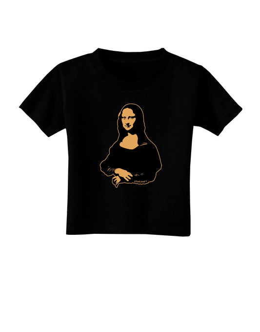 Mona Cutout Toddler T-Shirt Dark-Toddler T-Shirt-TooLoud-Black-2T-Davson Sales