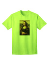 Mona Lisa Inspired Adult T-Shirt: A Timeless Artistic Masterpiece-Mens T-shirts-TooLoud-Neon-Green-Small-Davson Sales