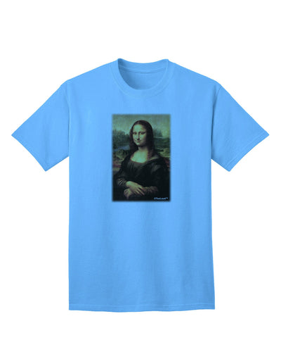 Mona Lisa Inspired Adult T-Shirt: A Timeless Artistic Masterpiece-Mens T-shirts-TooLoud-Aquatic-Blue-Small-Davson Sales