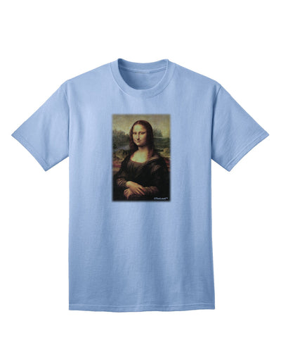 Mona Lisa Inspired Adult T-Shirt: A Timeless Artistic Masterpiece-Mens T-shirts-TooLoud-Light-Blue-Small-Davson Sales