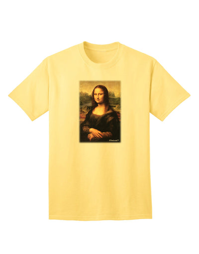 Mona Lisa Inspired Adult T-Shirt: A Timeless Artistic Masterpiece-Mens T-shirts-TooLoud-Yellow-Small-Davson Sales