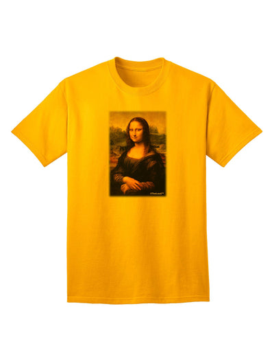 Mona Lisa Inspired Adult T-Shirt: A Timeless Artistic Masterpiece-Mens T-shirts-TooLoud-Gold-Small-Davson Sales