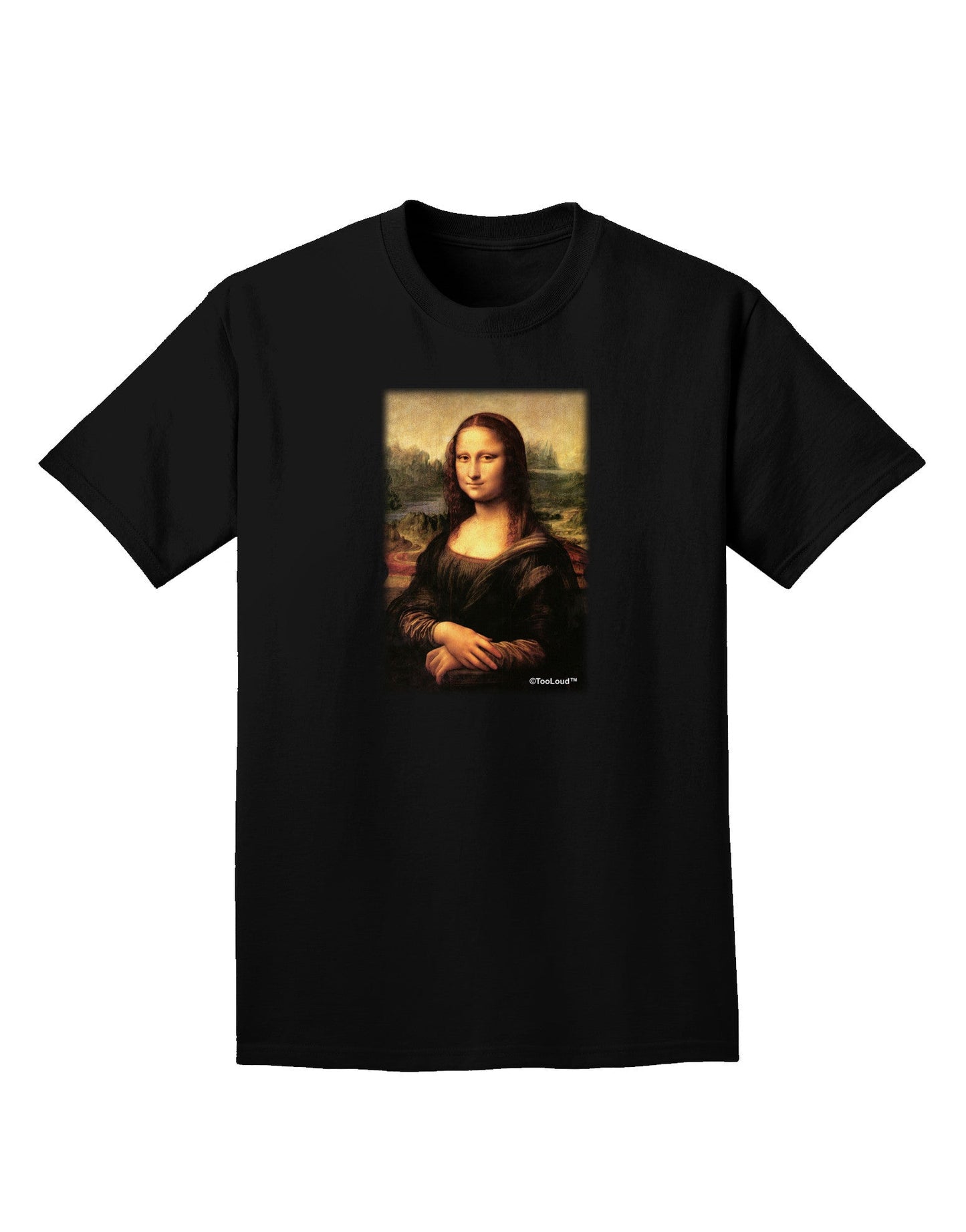 Mona Painting Adult Dark T-Shirt-Mens T-Shirt-TooLoud-Black-Small-Davson Sales