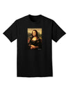 Mona Painting Adult Dark T-Shirt-Mens T-Shirt-TooLoud-Black-Small-Davson Sales