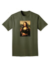 Mona Painting Adult Dark T-Shirt-Mens T-Shirt-TooLoud-Military-Green-Small-Davson Sales