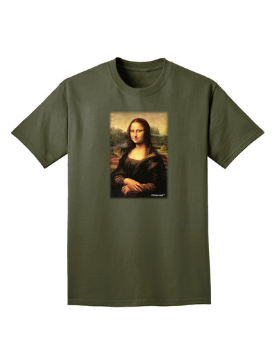 Mona Painting Adult Dark T-Shirt-Mens T-Shirt-TooLoud-Military-Green-Small-Davson Sales