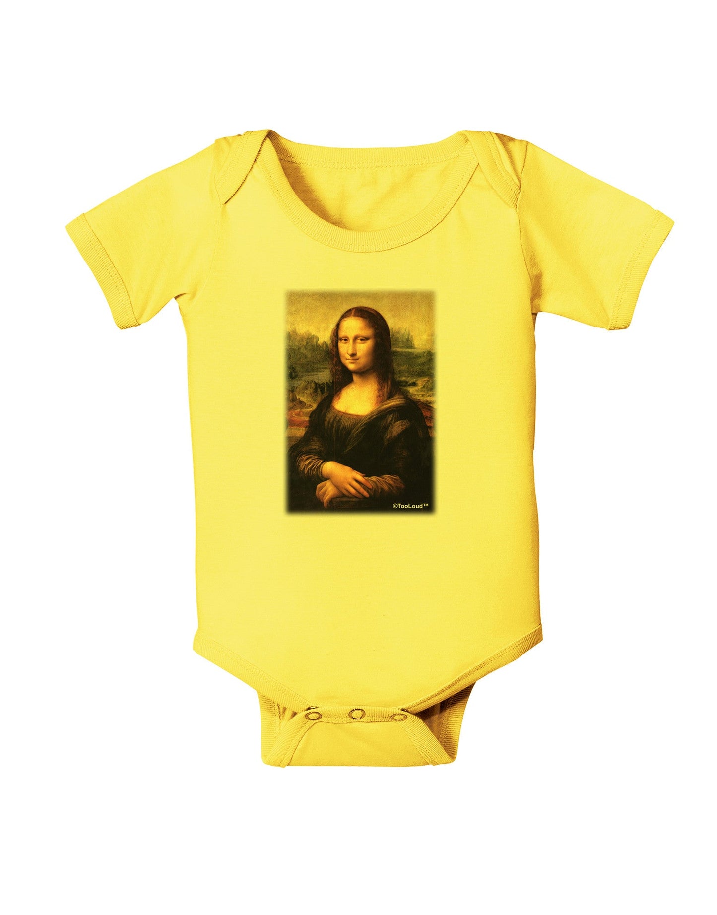 Mona Painting Baby Romper Bodysuit-Baby Romper-TooLoud-Yellow-06-Months-Davson Sales