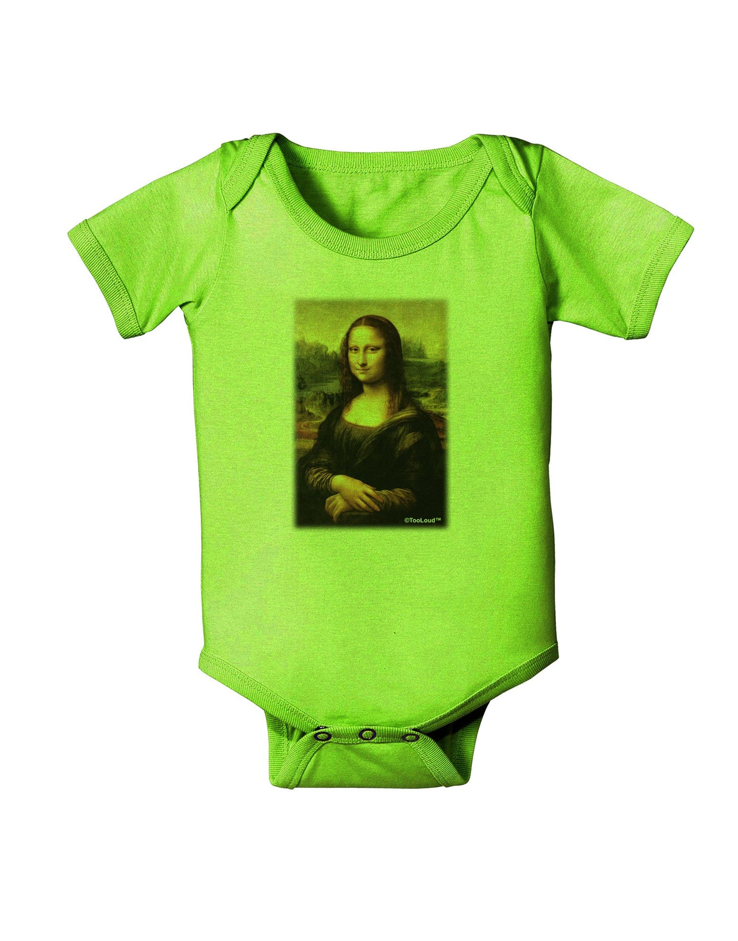 Mona Painting Baby Romper Bodysuit-Baby Romper-TooLoud-Lime-06-Months-Davson Sales