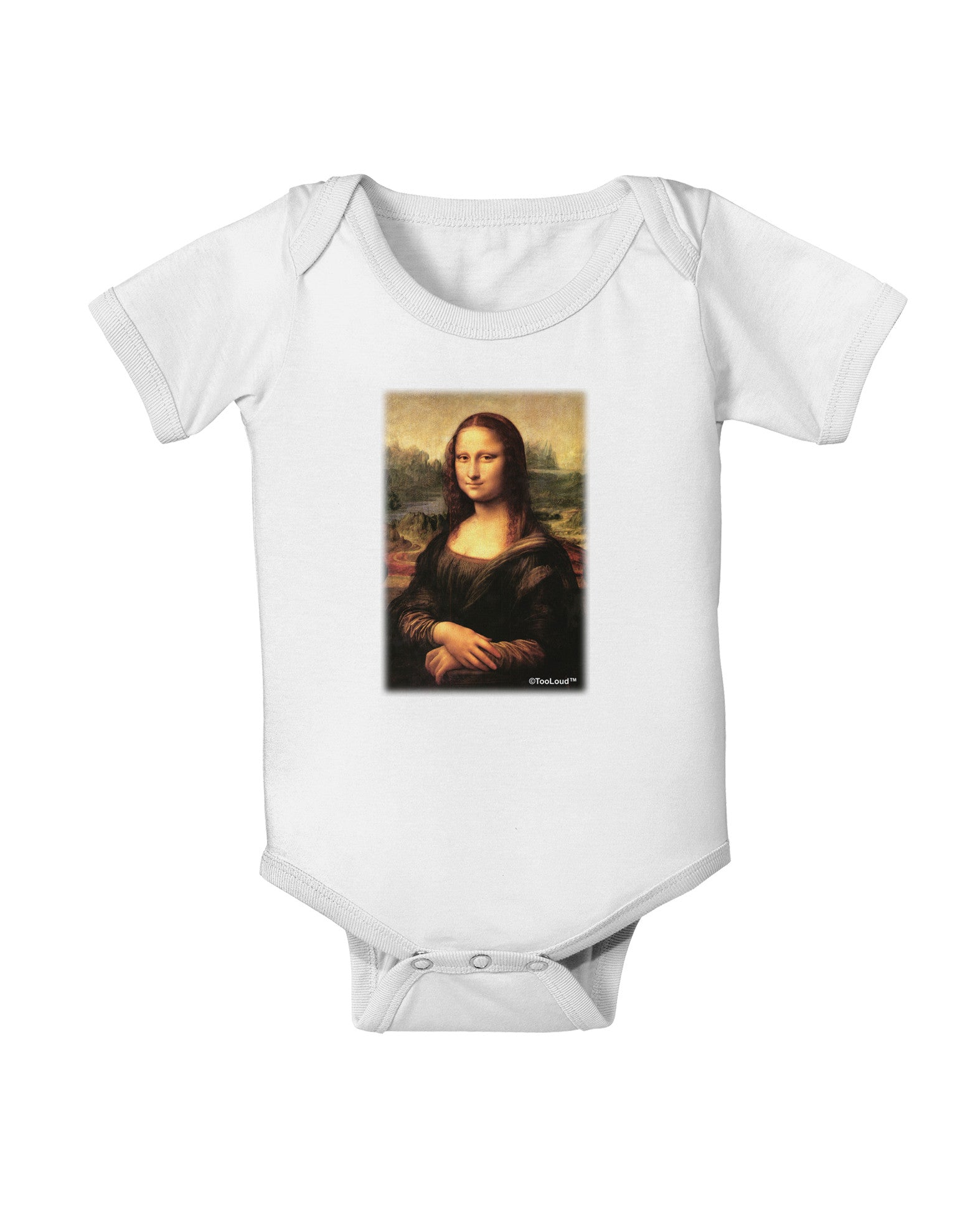Mona Painting Baby Romper Bodysuit-Baby Romper-TooLoud-White-06-Months-Davson Sales
