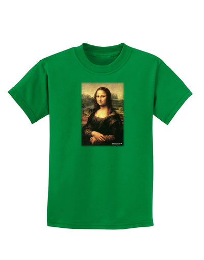 Mona Painting Childrens Dark T-Shirt-Childrens T-Shirt-TooLoud-Kelly-Green-X-Small-Davson Sales