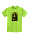 Mona Painting Childrens T-Shirt-Childrens T-Shirt-TooLoud-Lime-Green-X-Small-Davson Sales