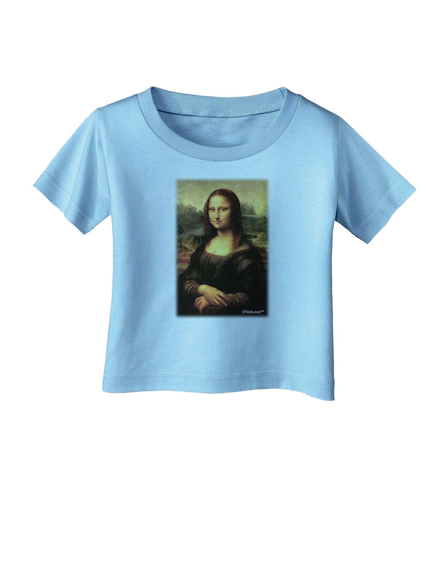 Mona Painting Infant T-Shirt-Infant T-Shirt-TooLoud-Aquatic-Blue-06-Months-Davson Sales